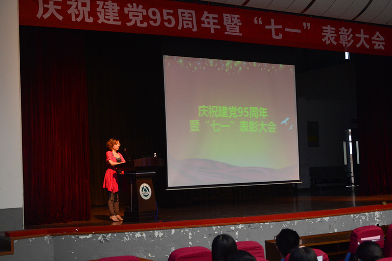 电子游戏平台党委隆重举行庆祝建党95周年暨“七一”表彰大会